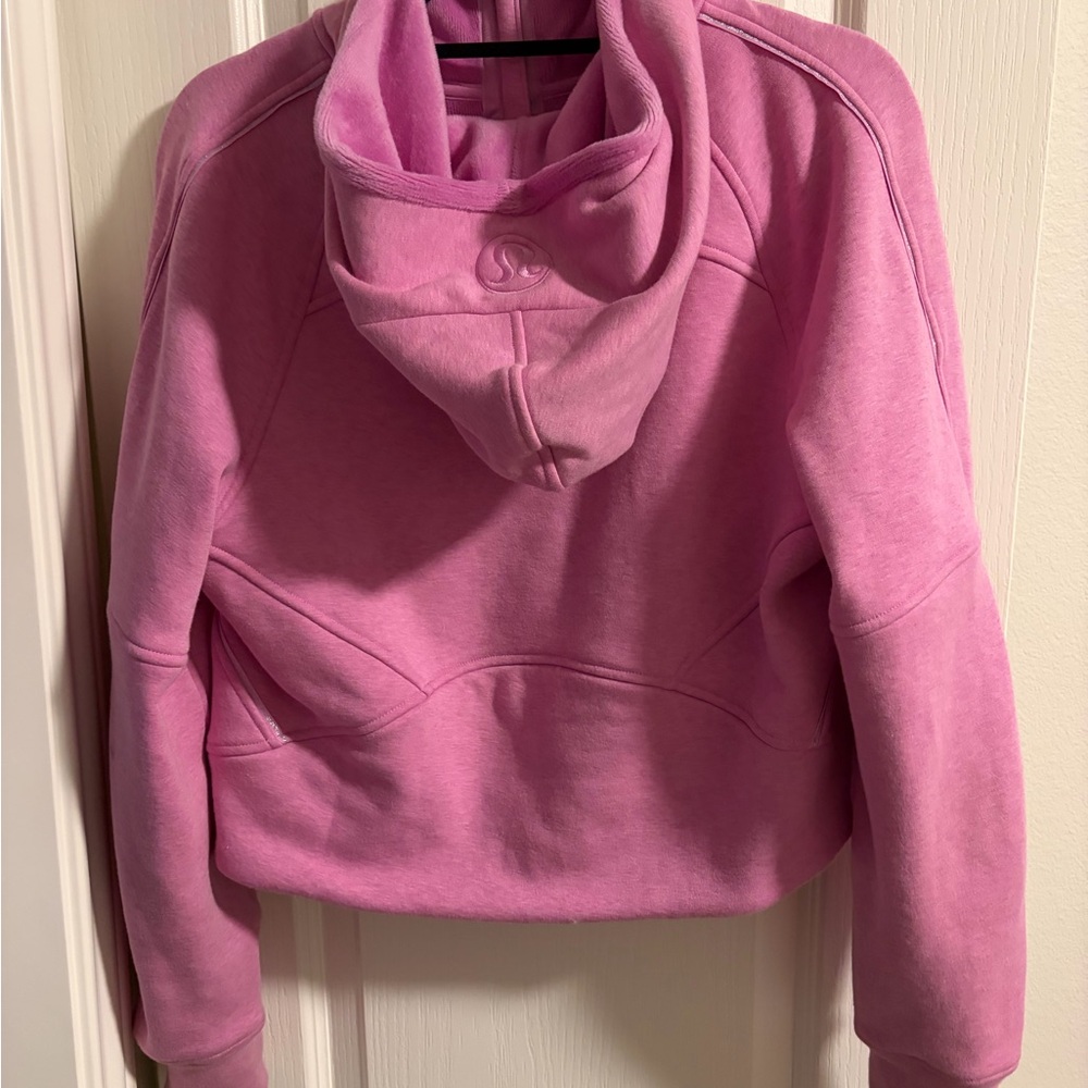 Lululemon Athletica Pink Cropped Scuba - Picture 2 of 3
